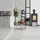 FIREPLACE Kingstone Stahl Schwarz/Abdeckplatte Speckstein
