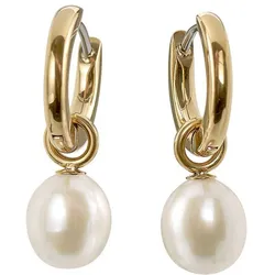 Kreolen mit Perlen Anhänger - Boccia Jewelry Modell: 05068-02