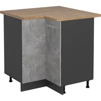 Vicco Eckunterschrank R-Line, 75.6 cm, AP Eiche