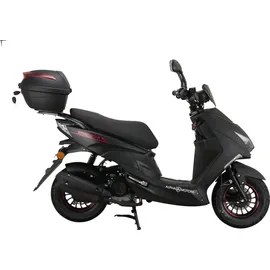 Alpha Motors Speedstar FI 50 ccm 3,0 PS 45 km/h mattschwarz inkl. Topcase