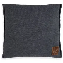 Knit Factory Zierkissen 50 x 50 cm Anthrazit