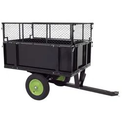 Rasentraktor Anhänger Kippanhänger 300 kg kippbar mit Kupplung