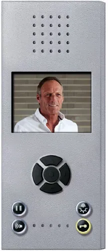 Merten TwinBus Video-Freisprechstelle Color Komfort (aluminium)