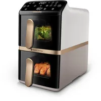 Philips 4000 Series Airfryer Stacked Dual Basket NA462/80 Seidenweiß/Seidenbeige