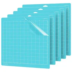 5-teilige Schneidematte mit leichtem Griff für One/Air/Air2&Air 3/Maker&Maker 3, Quilt-Schneidematten, 30,5 x 30,5 cm, blau