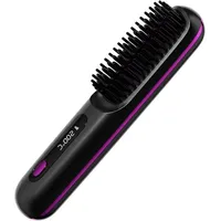 Kamm - Haarglätter - Kabelloser Haarglätter - Mini-haarglätter - Keramik-haarglätter Mit Negativ-ionen Für Damen - Haarglätter - Lockenfunktion - Geeignet Für Glattes, Gewelltes Und Lockiges Haar - Sc