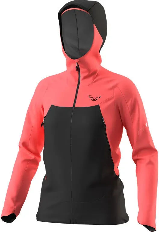 Dynafit Transalper Gore-Tex Jacke Regenjacke Damen rotpink dunkelgrau XL