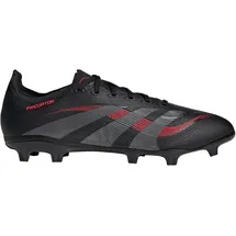 adidas Predator League FG/MG Herren Core Black/Grey Four/Lucid Red 43 1/3