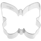 Dr. Oetker Ausstecher Schmetterling, Weißblech, Silber