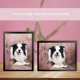 luxuskollektion DTXDTech A3 Holz Bilderrahmen Schwarz 29,7x42cm DIN A3