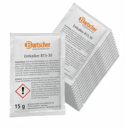 Bartscher Kaffeemaschinen-Entkalker, Schnell-Entkalker für Kaffeemaschinen, 1 Karton = 30 Beutel á 15 g