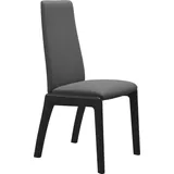 Stressless® Polsterstuhl Laurel, High Back, Größe M, mit abgerundeten Beinen in Schwarz grau