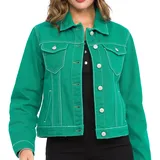 Cipo & Baxx Jeansjacke in GREEN | Gr.: M