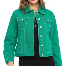 Cipo & Baxx Jeansjacke in GREEN | Gr.: M