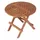 deVries Beistelltisch Woodie 50 x 50 x 50 cm Teakholz braun