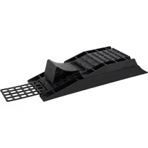 Froli Wohnwagen-Set Auffahrkeile 18 x 9,5 x 50 cm Schwarz