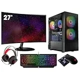 VIST Gaming PC Komplett Set R5 5600GT 32GB RX VEGA7 SSD 1TB WiFi W11 27"