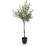 bümö Kunstpflanzen, Kunstpflanze Olivenbaum Olive (120 cm)