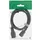 InLine Netz Adapterkabel, IEC-60320 C14 auf C19, max. 10A, 0,5m