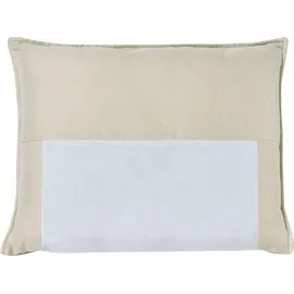 Beliani Ecksofa Hellbeige Polsterbezug L-Förmig Linksseitig Universal Traditionell Wohnzimmer - Beige/Schwarz
