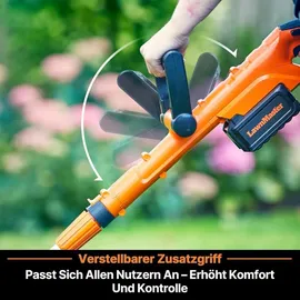 LAWNMASTER Akku-Rasentrimmer 24V 2,0 Ah inkl. 1 x 2,0 Ah und Ladegerät