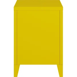 [en.casa] Nachtschrank Inari 57 x 40 x 30 cm Gelb