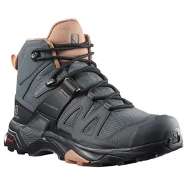 Salomon X Ultra 4 Mid GTX Damen Ebony/Mocha Mousse/Almond Cream 43 1/3
