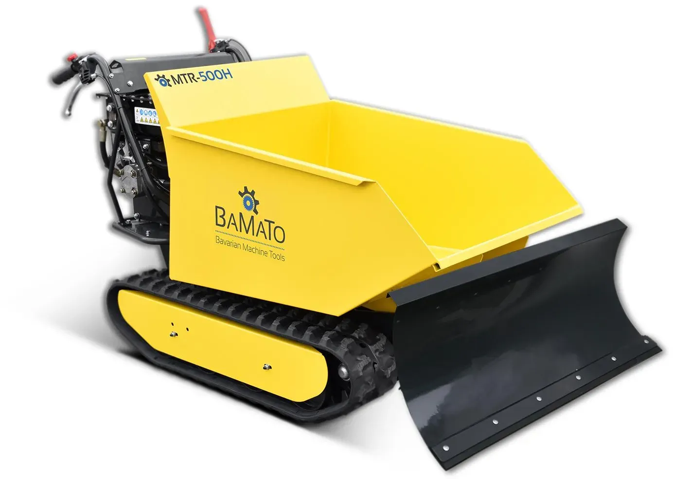 BAMATO Mini Raupendumper MTR-500H mit Kipphydraulik und Schneeschild