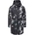 Ragwear Damen Wintermantel Warmer Parka mit Teddyfell wasserdicht und atmungsaktiv Holstic Print YOUMODO Black Gr. M - M