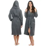 Liebenstein Sauna Bademantel Damen M anthrazit