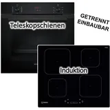 Siemens Herdset Siemens Backofen Kindersicherung mit Indesit Induktionskochfeld Booster autark 60 cm