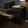 Relaxdays Nachtschrank 3 Schubladen 60 x 40 x 40 cm Schwarz
