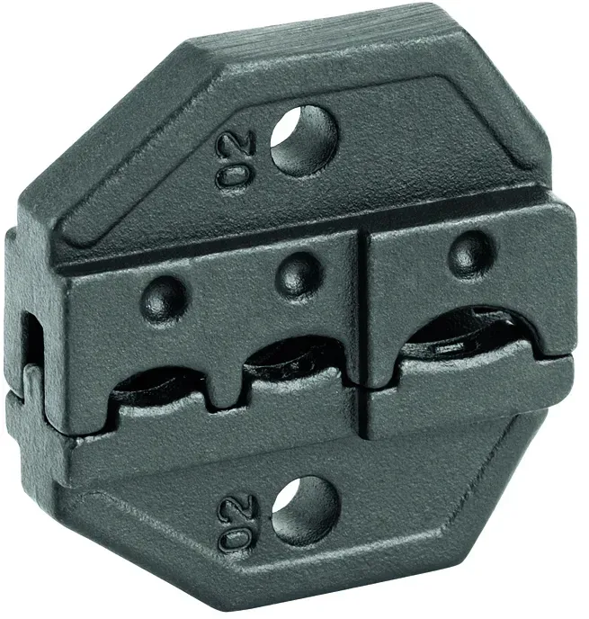 Cimco 10 2008 Pressprofileinsätze lose, asymmetrisch, Standardpressung, für isolierte Kabelschuhe 0,5 bis 1 | 1,5 bis 2,5 | 4 bis 6 mm2, Zubehör Presszange Nr. 10 2000