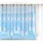 Gardinenbox Bogenstore Gardine Jacquard, 145x300, Blumenmuster Weiß Kräuselband Universalband Faltenband Store 13140