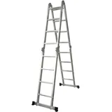 Aluminium-Trittleiter 8 Stufen 150 kg vidaXL