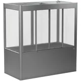 Biohort Gewächshaus Florentina Maxi 2 m x 1 m Quarzgrau-Metallic