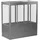 Biohort Gewächshaus Florentina Maxi 2 m x 1 m Quarzgrau-Metallic
