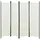 [en.casa] Raumteiler Huesca 4-teilig 200x171cm Paravent Trennwand 4-TLG. Sichtschutz Stellwand Spanische Wand Weiß
