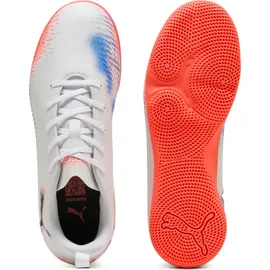 Puma Future 8 Play Hallenschuhe Kinder Puma White/Puma Black/Glowing Red 38