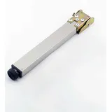 1 Klapptischbein,Metall Tischbeine, Edelstahl Möbelfüße, Verstellbare Klappbare Quadratische Stützfüße, Für Küchentisch, Werkbank, Klapptisch (A-30cm)