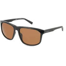 Timberland Tb00036-h Polarisierte Sonnenbrille - Shiny Black / Brown Polarized - One Size