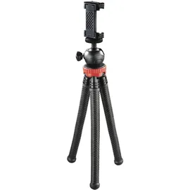 Hama FlexPro Stativ Smartphone-/Action-Kamera (Schwarz, Rot