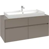 Villeroy & Boch Waschtischunterschrank 4 Auszüge 120 x 54,8 x 50 cm Cashmere Grey