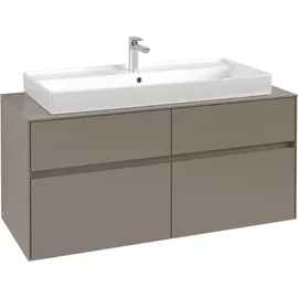 Villeroy & Boch Waschtischunterschrank 4 Auszüge 120 x 54,8 x 50 cm Cashmere Grey