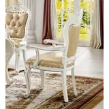 Klassischer Essszimmer Stuhl Möbel Lehnstuhl Barock Sessel Design Stühle