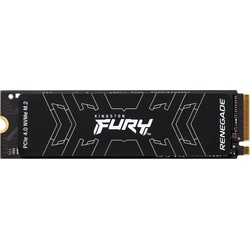Kingston FURY Renegade PCIe 4.0 NVMe M.2 interne SSD (500 GB) 7300 MB/S Lesegeschwindigkeit, 3900 MB/S Schreibgeschwindigkeit schwarz