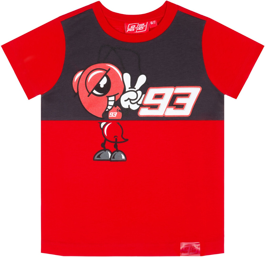 GP-Racing 93 Red Ant Kinder t-shirt, rood, 2 - 3 Voorkinderen