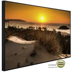 papermoon Infrarotheizung »EcoHeat - Strand Sonnenuntergang«, Matt-Effekt - bunt