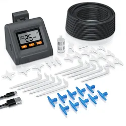 Brandson Bewässerungssteuerung Bewässerungssystem für Zimmerpflanzen, einstellbares Wasservolumen, (45-tlg), automatische Tropfbewässerung für bis zu 10 Pflanzen