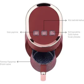 Korkmaz Otantik Kaffeemaschine 700W ideal für türkischen Kaffee & heiße Milch